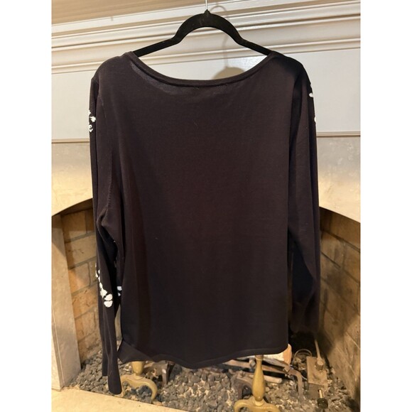 Chico’s Black And White Sweater Size XL - Picture 4 of 4